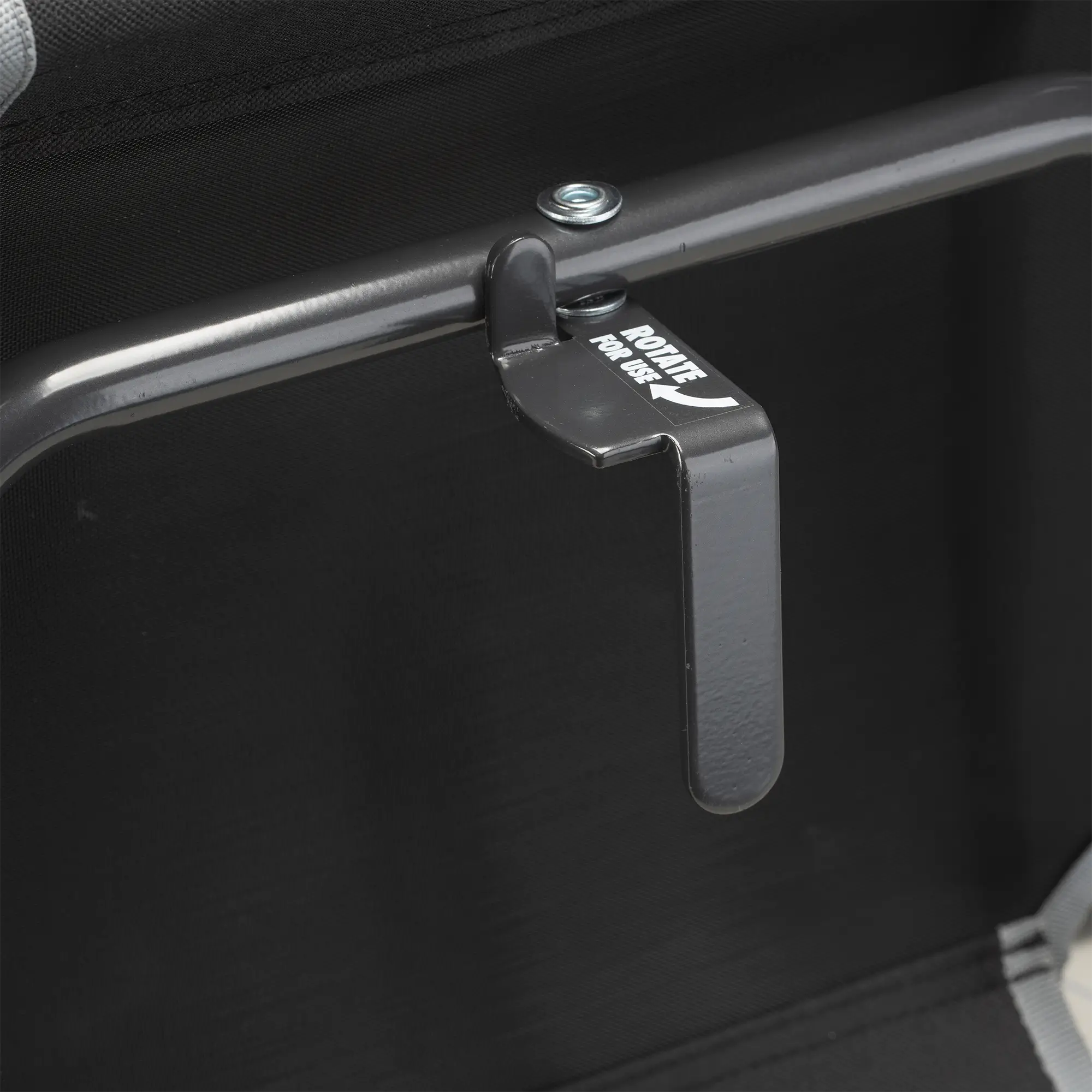 Secure-Hook Big Comfort Stadium Chair with Armrests - Choice 465 - Bleacher-Friendly Stadium Chair with Back Support Detail