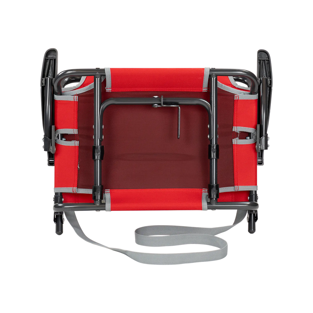 Secure-Hook Big Comfort Stadium Chair with Armrests - Choice 465 - Bleacher-Friendly Stadium Chair with Back Support Detail