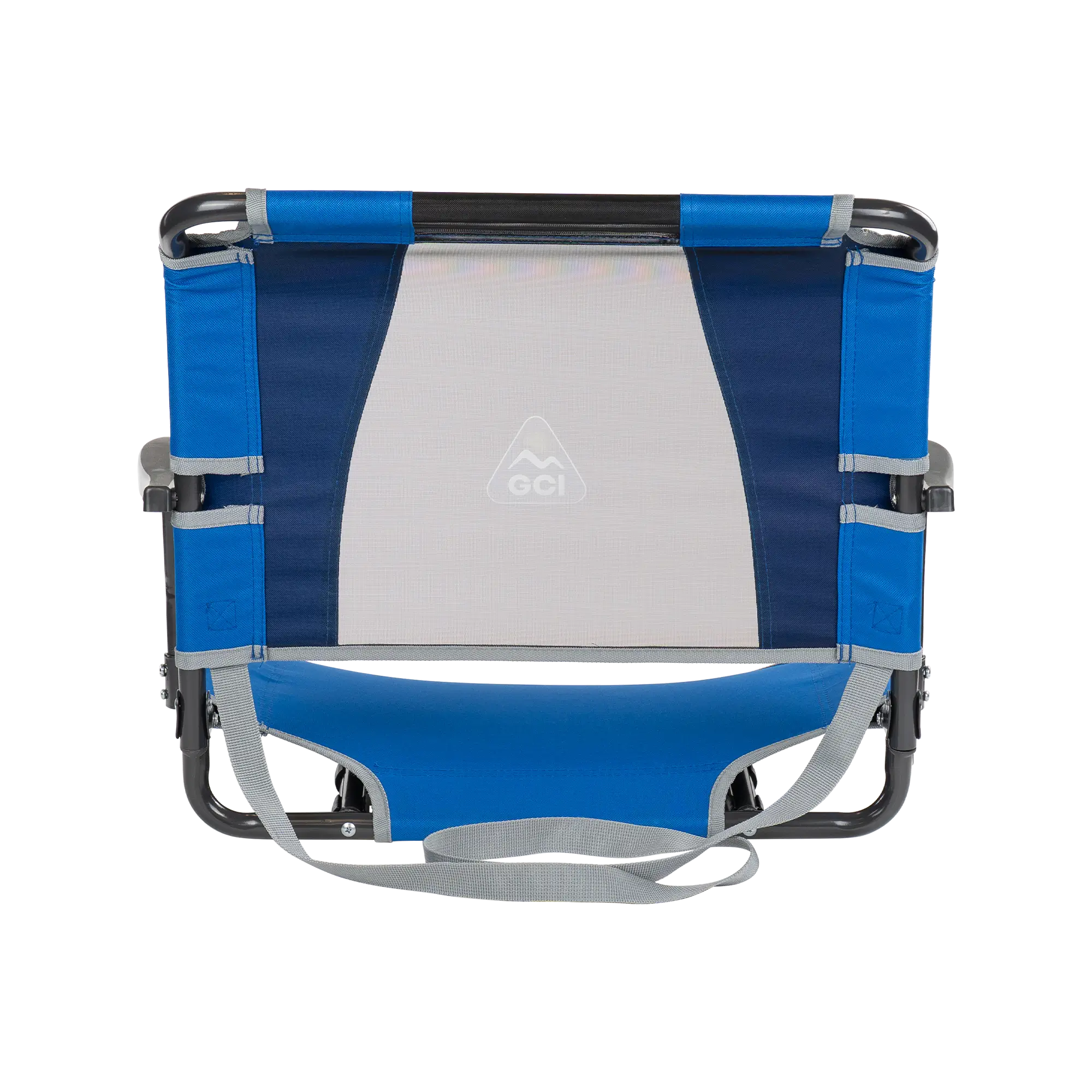 Secure-Hook Big Comfort Stadium Chair with Armrests - Choice 465 - Bleacher-Friendly Stadium Chair with Back Support Detail