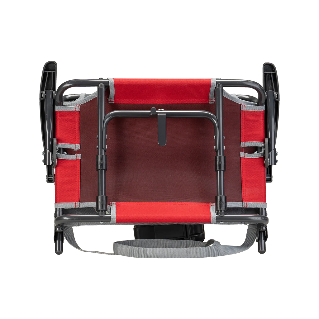 Secure-Hook Big Comfort Stadium Chair with Armrests - Choice 465 - Bleacher-Friendly Stadium Chair with Back Support Detail
