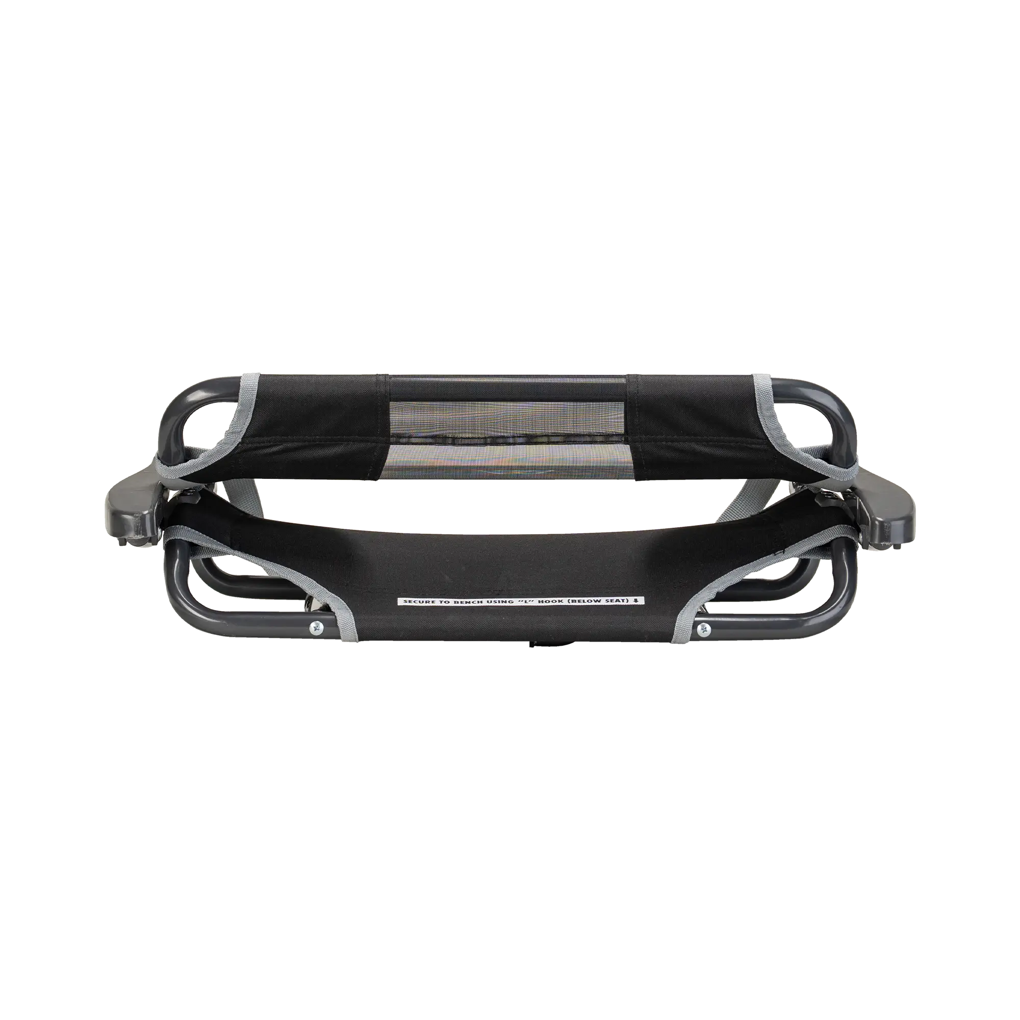 Secure-Hook Big Comfort Stadium Chair with Armrests - Choice 465 - Bleacher-Friendly Stadium Chair with Back Support Detail
