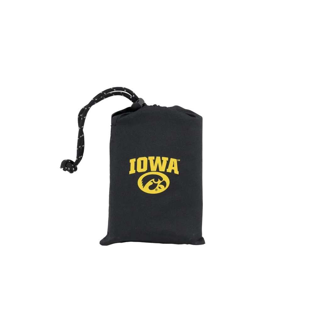 Compact Cushion College V Seat Inflatable Stadium Cushion - Iowa Hawkeyes - Choice 157 - Lightweight Folding Bleacher Chair with Cushioning Detail