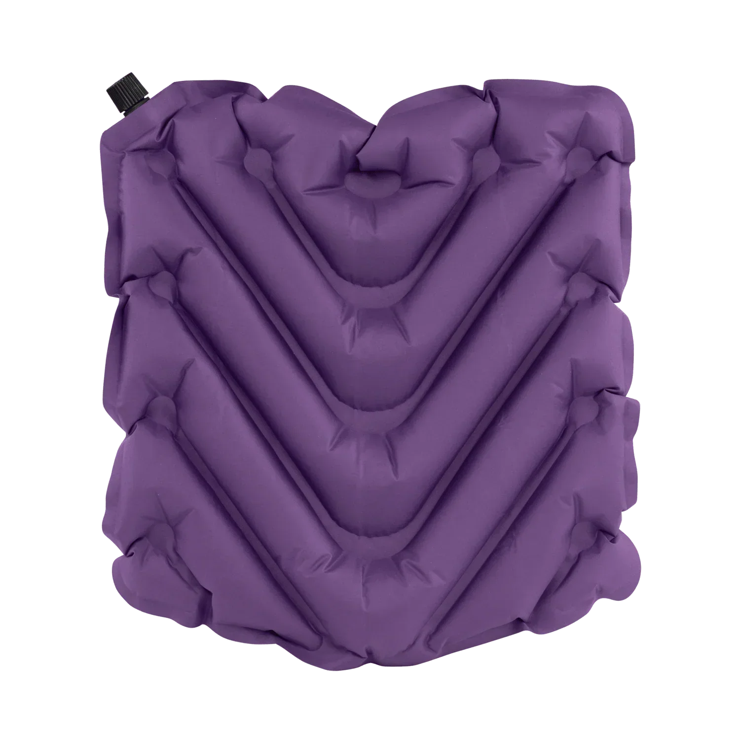 Secure-Hook College V Seat Inflatable Stadium Cushion - LSU Tigers - Choice 762 - Grandstand Cushion Seat with Secure Under-Bench Hooks Detail