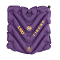 Secure-Hook College V Seat Inflatable Stadium Cushion - LSU Tigers - Choice 762 - Grandstand Cushion Seat with Secure Under-Bench Hooks - Default Title