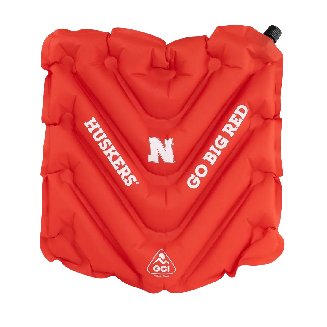 Bleacher-Friendly College V Seat Inflatable Stadium Cushion - Nebraska Cornhuskers - Choice 277 - Ergonomic Portable Stadium Seat for Sports Events - Default Title