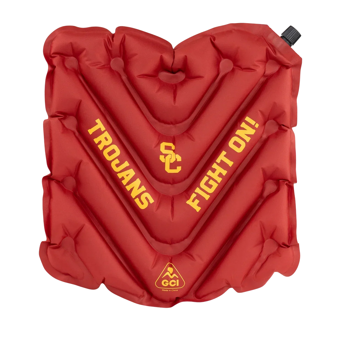 Ultra-Lightweight College V Seat Inflatable Stadium Cushion - USC Trojans - Choice 523 - Ergonomic Portable Stadium Seat for Sports Events - Default Title