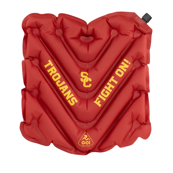 Ultra-Lightweight College V Seat Inflatable Stadium Cushion - USC Trojans - Choice 523 - Ergonomic Portable Stadium Seat for Sports Events - Default Title