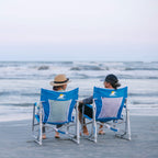Patented Spring-Action Beach Rocker - Choice 712 - Heavy-Duty Kickback Rocker with Beverage Holder Detail