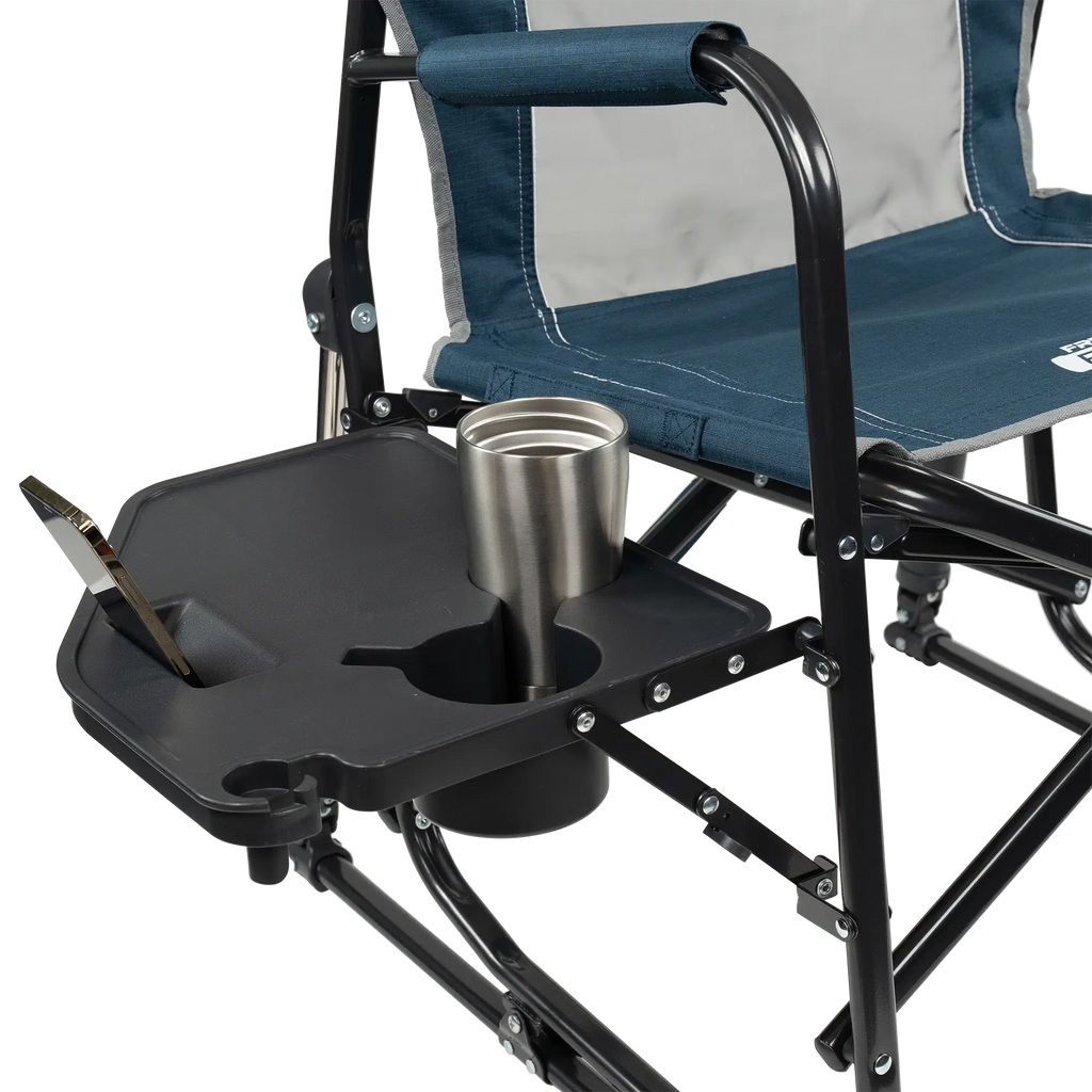 Heavy-Duty Freestyle Freestyle Rocker with Side Table - Choice 853 - RoadTrip Rocker Smooth Motion Camp Chair Detail