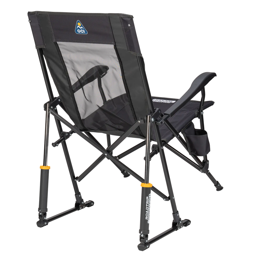 Smooth Motion RoadTrip Rocker - Choice 855 - Patented Spring-Action Rocking Chair for Camping Detail