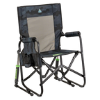 Patented Spring-Action Stowaway Rocker - Choice 794 - Patented Spring-Action Rocking Chair for Camping - Stealth Camo