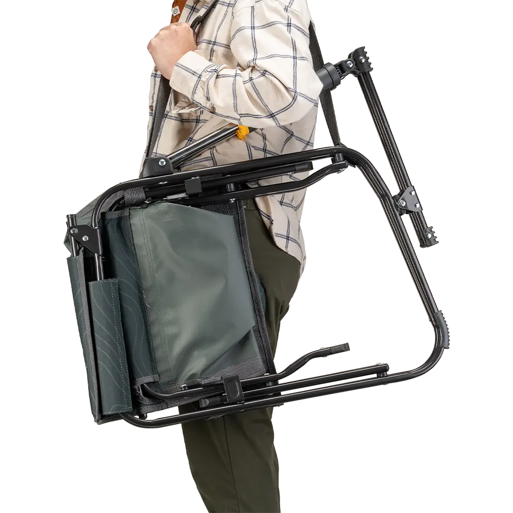 Patented Spring-Action Stowaway Rocker - Choice 794 - Patented Spring-Action Rocking Chair for Camping Detail