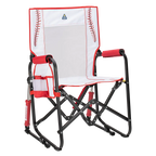 Patented Spring-Action Stowaway Rocker - Choice 794 - Patented Spring-Action Rocking Chair for Camping - Baseball