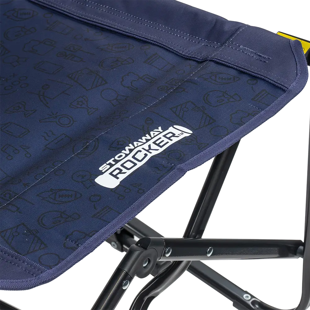 Patented Spring-Action Stowaway Rocker - Choice 794 - Patented Spring-Action Rocking Chair for Camping Detail