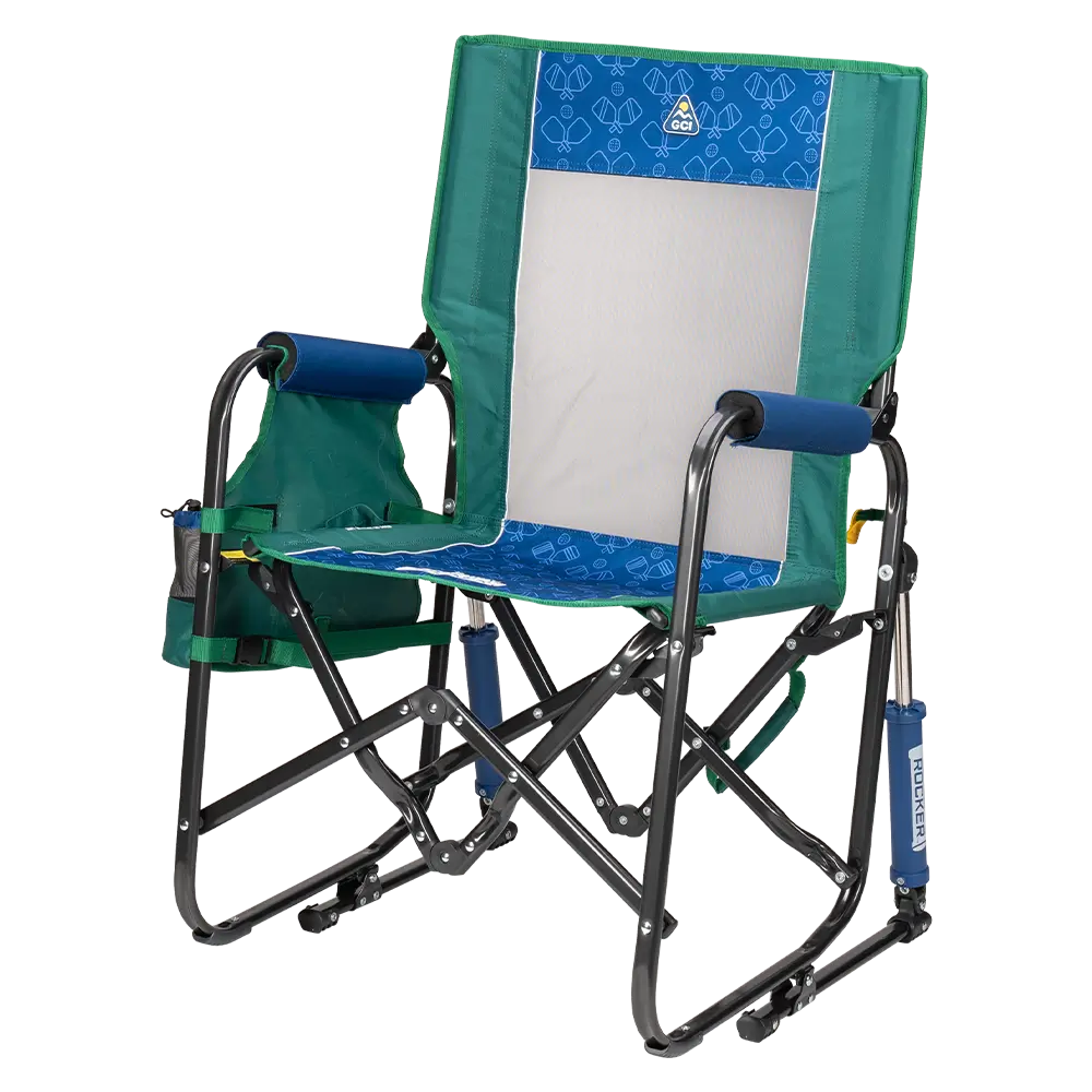 Patented Spring-Action Stowaway Rocker - Choice 794 - Patented Spring-Action Rocking Chair for Camping Detail