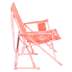 Luxury Camp Kickback Rocker - Choice 345 - Heavy-Duty Kickback Rocker with Beverage Holder Detail