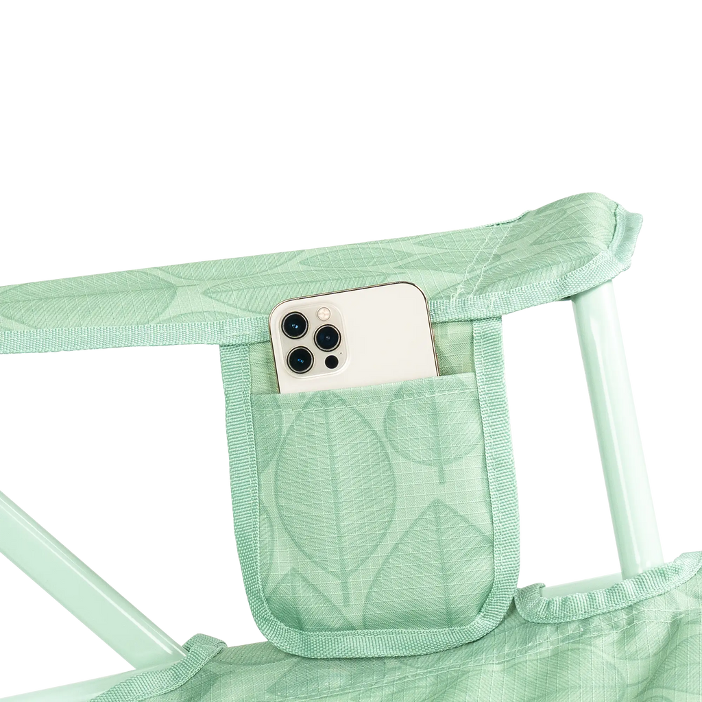 Luxury Camp Kickback Rocker - Choice 345 - Heavy-Duty Kickback Rocker with Beverage Holder Detail