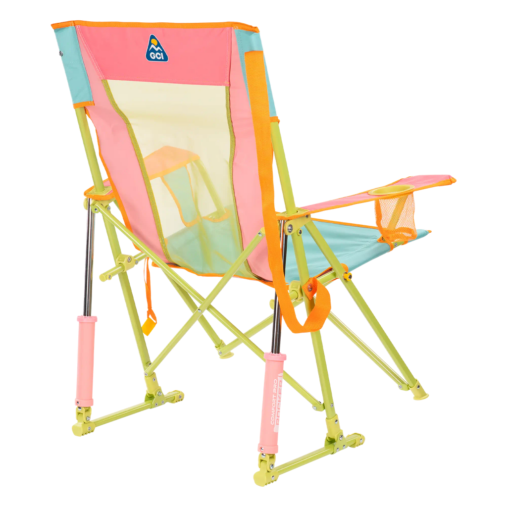 Heavy-Duty Freestyle Comfort Pro Rocker - Choice 375 - Heavy-Duty Kickback Rocker with Beverage Holder Detail