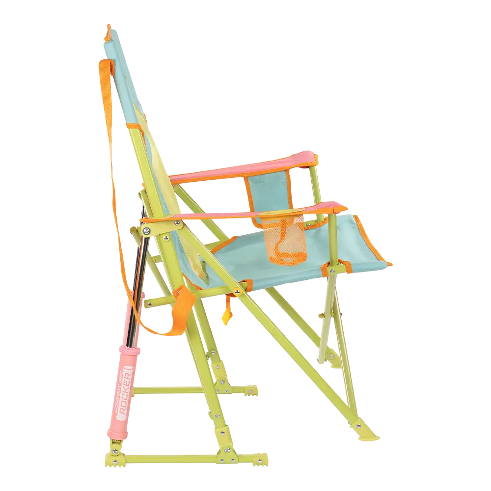 Heavy-Duty Freestyle Comfort Pro Rocker - Choice 375 - Heavy-Duty Kickback Rocker with Beverage Holder Detail