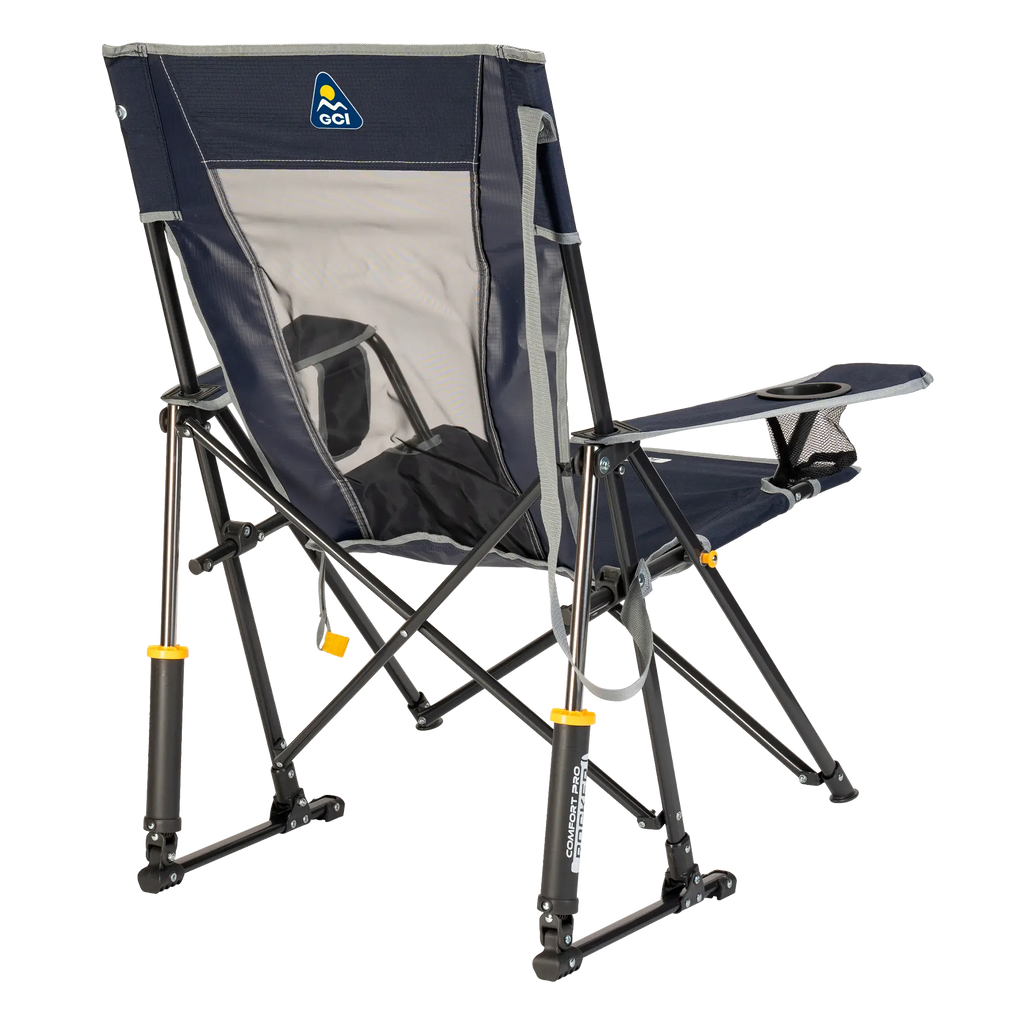 Heavy-Duty Freestyle Comfort Pro Rocker - Choice 375 - Heavy-Duty Kickback Rocker with Beverage Holder Detail