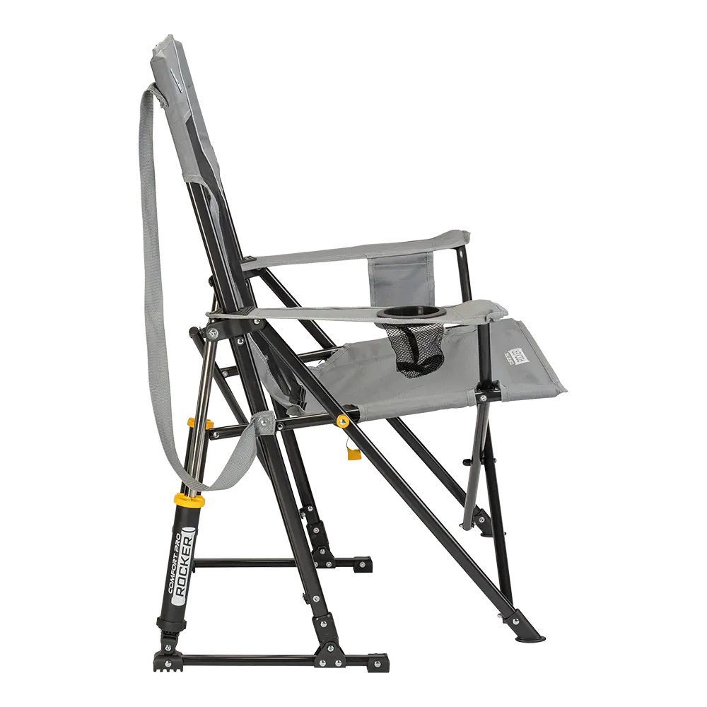 Heavy-Duty Freestyle Comfort Pro Rocker - Choice 375 - Heavy-Duty Kickback Rocker with Beverage Holder Detail