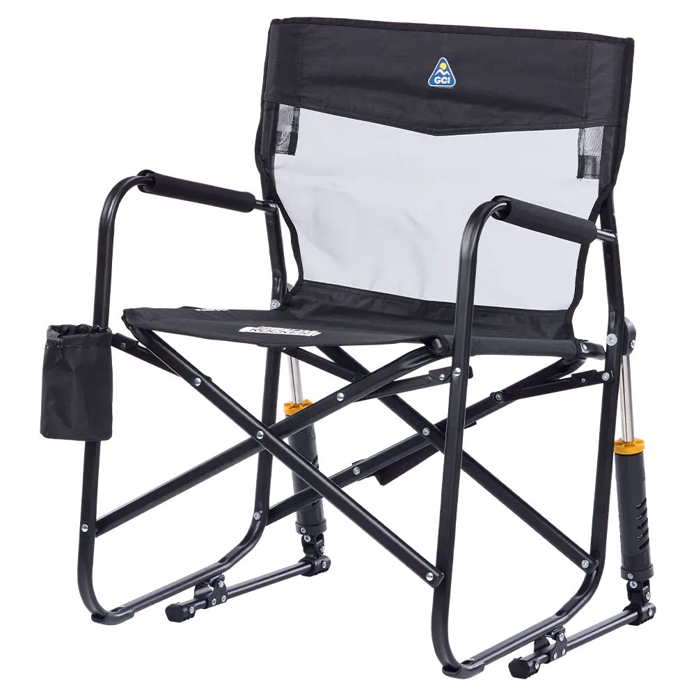 Patented Spring-Action Freestyle Rocker Elite - Choice 460 - Patented Spring-Action Rocking Chair for Camping Detail