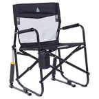 Patented Spring-Action Freestyle Rocker Elite - Choice 460 - Patented Spring-Action Rocking Chair for Camping - Black