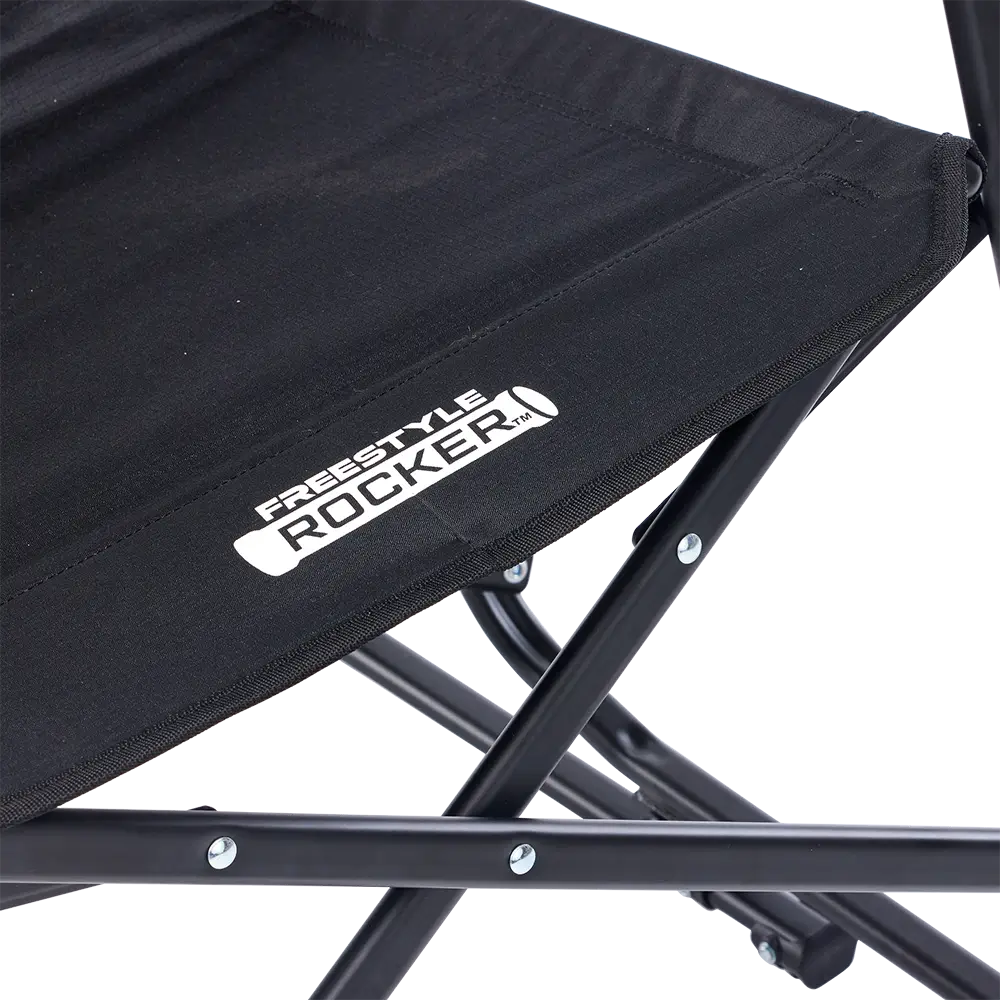 Patented Spring-Action Freestyle Rocker Elite - Choice 460 - Patented Spring-Action Rocking Chair for Camping Detail