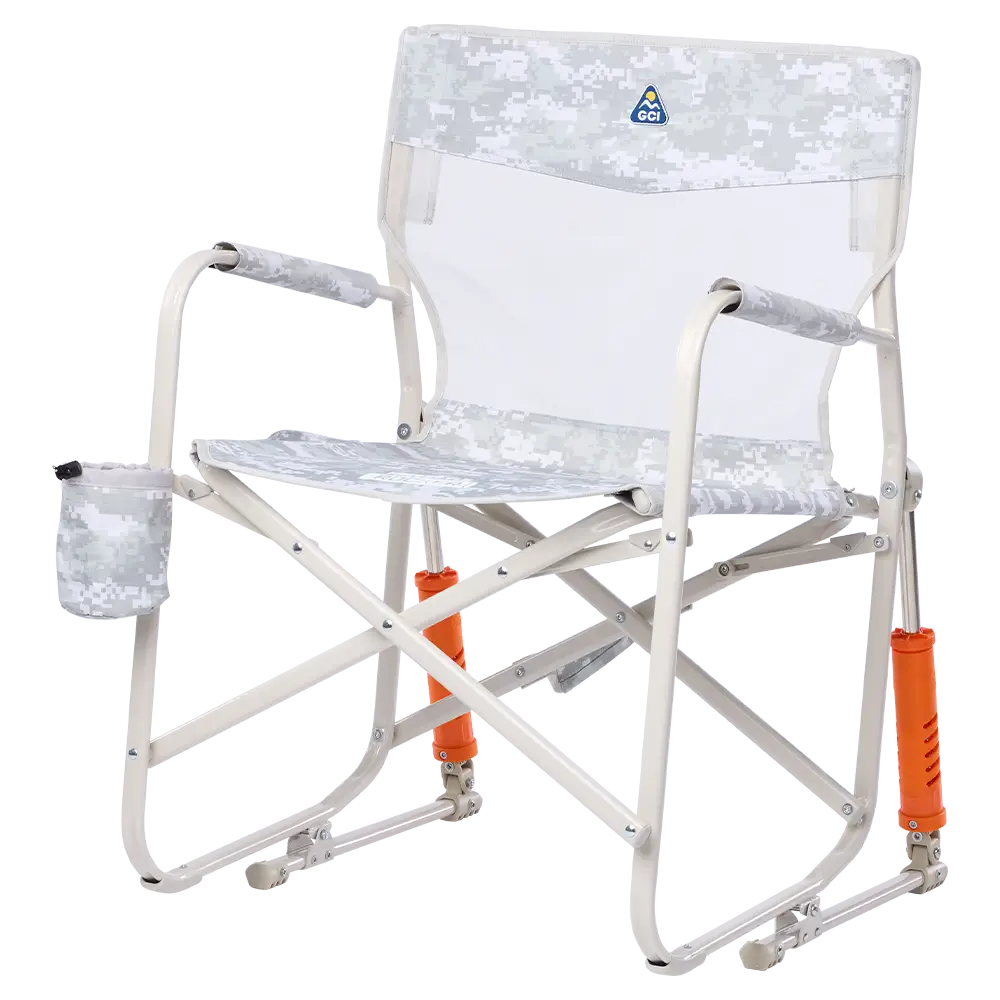 Patented Spring-Action Freestyle Rocker Elite - Choice 460 - Patented Spring-Action Rocking Chair for Camping Detail