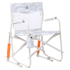 Patented Spring-Action Freestyle Rocker Elite - Choice 460 - Patented Spring-Action Rocking Chair for Camping - Snow Camo
