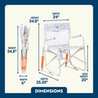 Patented Spring-Action Freestyle Rocker Elite - Choice 460 - Patented Spring-Action Rocking Chair for Camping Detail