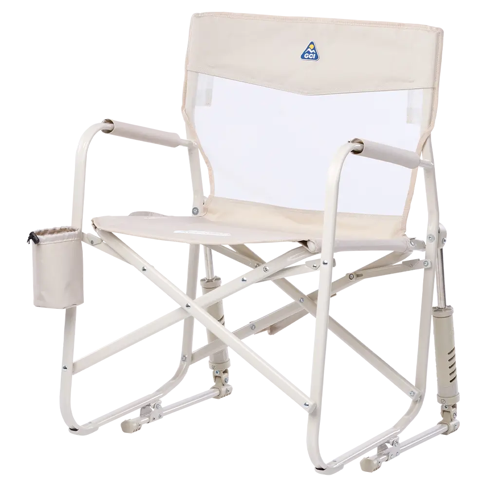 Patented Spring-Action Freestyle Rocker Elite - Choice 460 - Patented Spring-Action Rocking Chair for Camping Detail