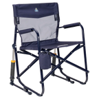 Patented Spring-Action Freestyle Rocker Elite - Choice 460 - Patented Spring-Action Rocking Chair for Camping - Rich Blue