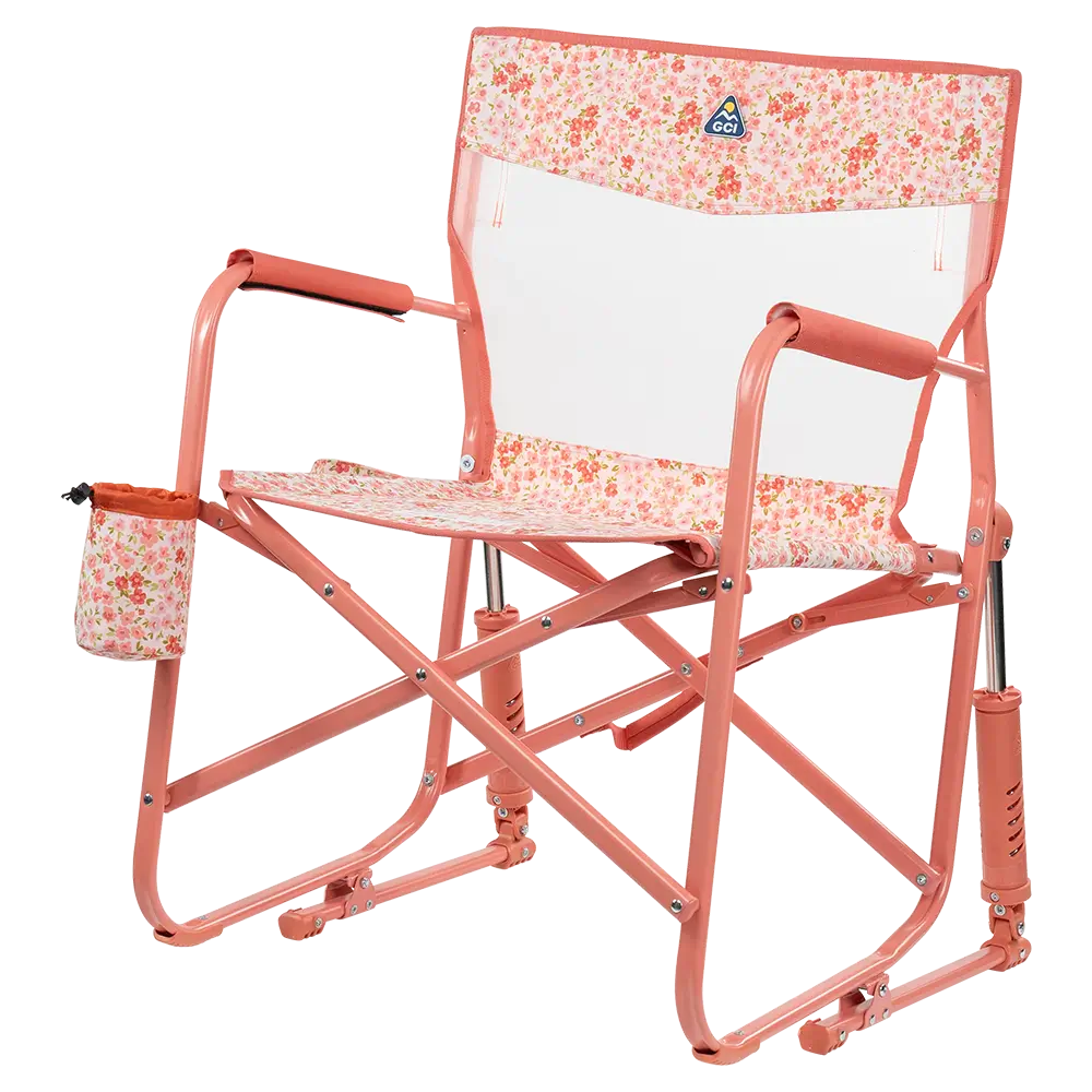 Patented Spring-Action Freestyle Rocker Elite - Choice 460 - Patented Spring-Action Rocking Chair for Camping Detail