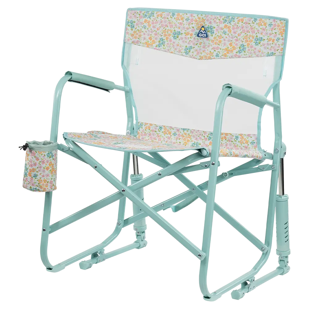 Patented Spring-Action Freestyle Rocker Elite - Choice 460 - Patented Spring-Action Rocking Chair for Camping Detail