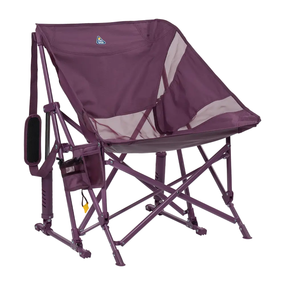 Heavy-Duty Freestyle Pod Rocker Elite - Choice 832 - Freestyle Rocker Portable Outdoor Folding Chair - Pastel Amethyst