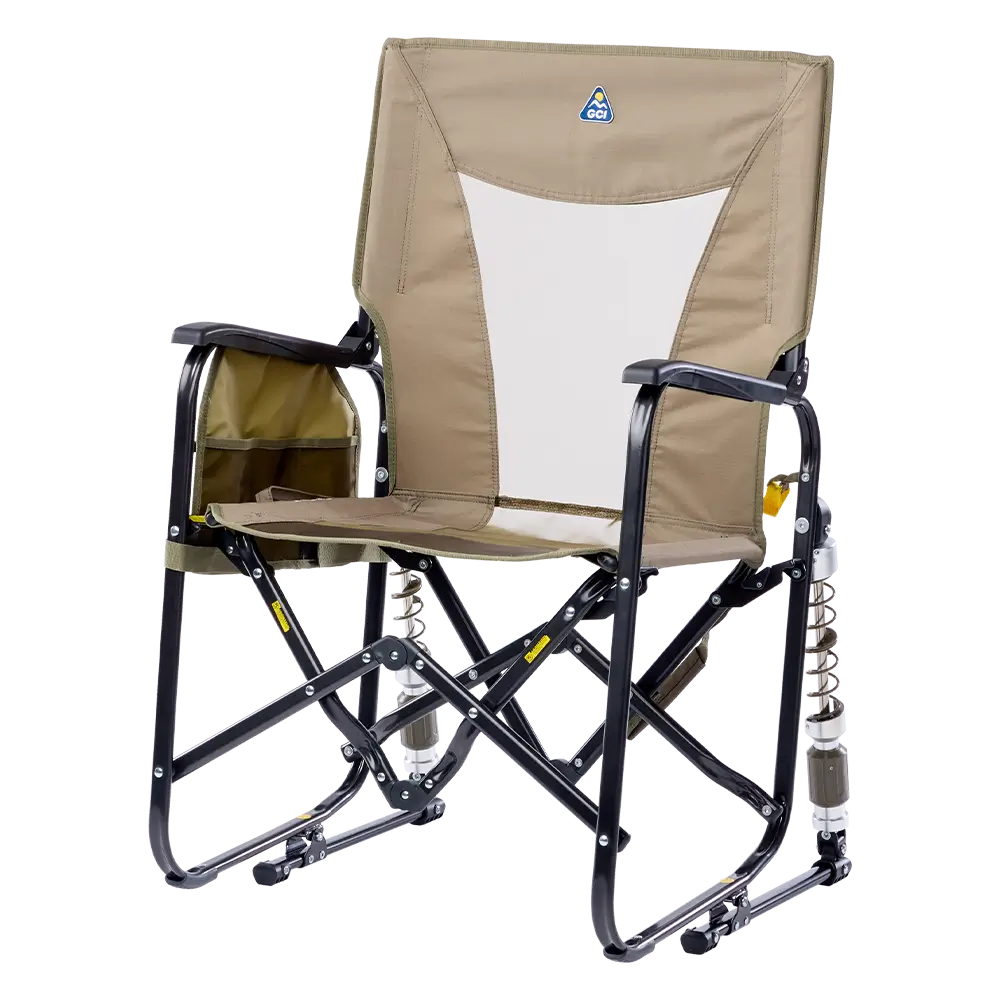 Luxury Camp Adjustable Rocker - Choice 573 - Freestyle Rocker Portable Outdoor Folding Chair Detail