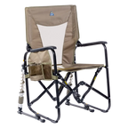 Luxury Camp Adjustable Rocker - Choice 573 - Freestyle Rocker Portable Outdoor Folding Chair - Aged Fatigue