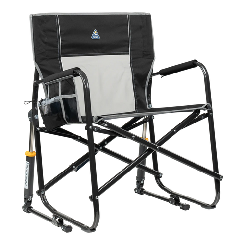 Heavy-Duty Freestyle Freestyle Rocker XL - Choice 552 - Heavy-Duty Kickback Rocker with Beverage Holder - Black