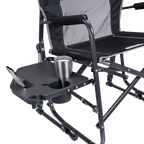 Smooth Motion Freestyle Rocker XL with Side Table - Choice 836 - Patented Spring-Action Rocking Chair for Camping Detail