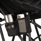 Premium All-Weather Puff Rocker - Choice 731 - RoadTrip Rocker Smooth Motion Camp Chair Detail