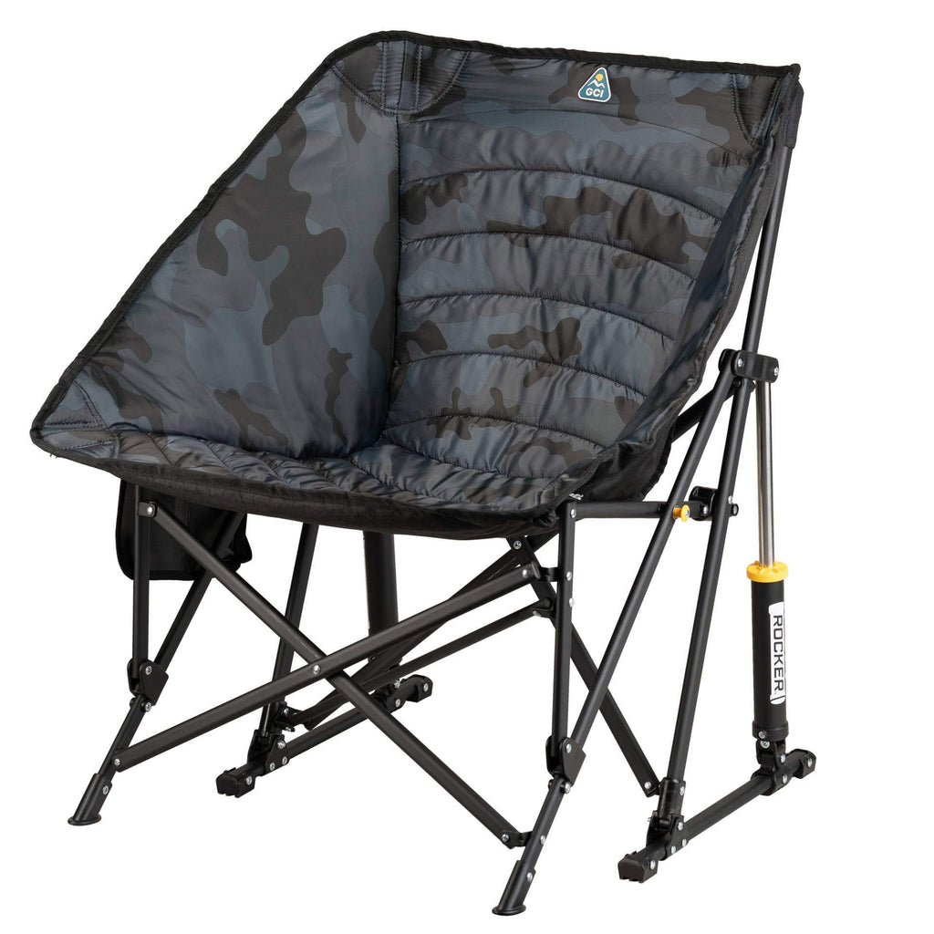 Premium All-Weather Puff Rocker - Choice 731 - RoadTrip Rocker Smooth Motion Camp Chair Detail