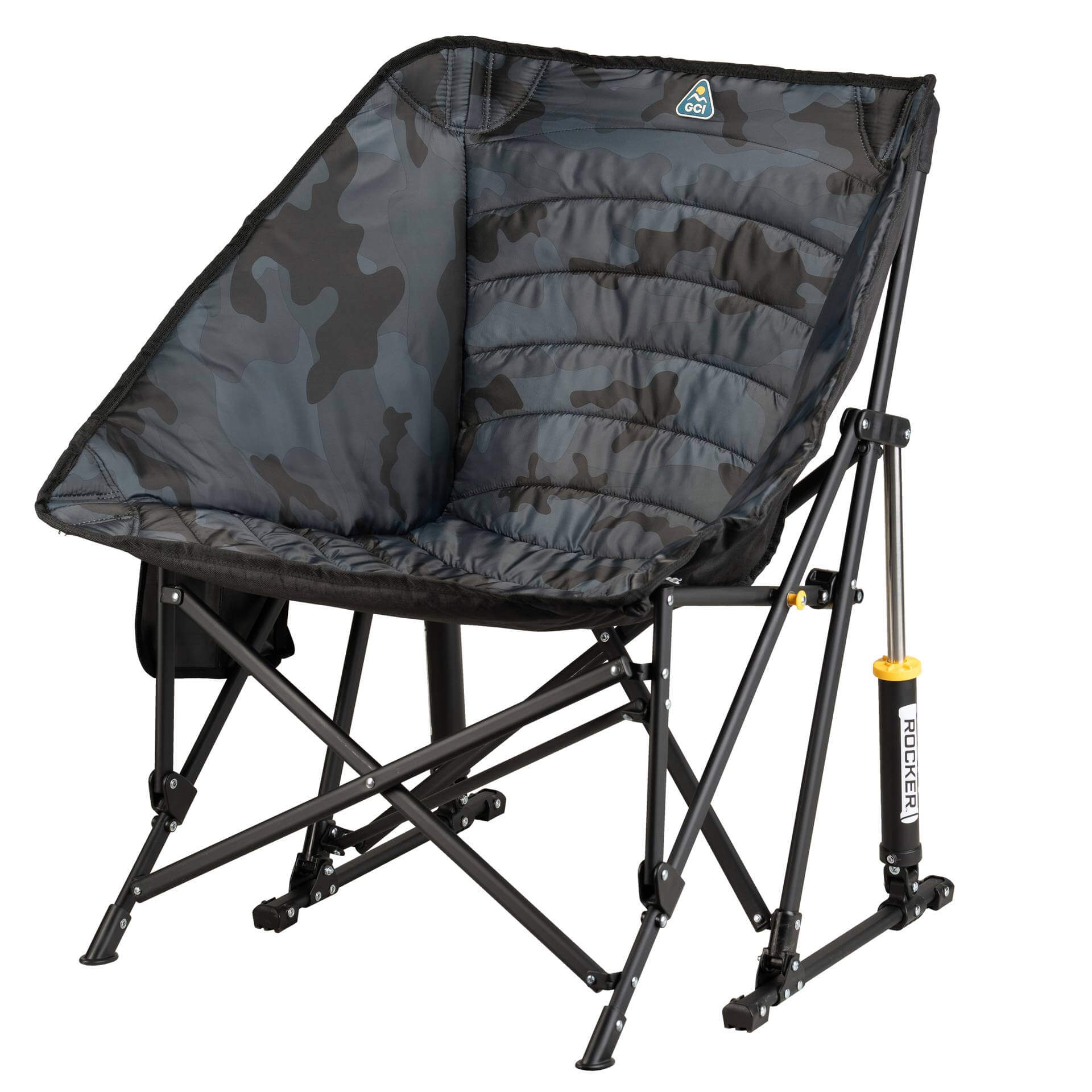 Premium All-Weather Puff Rocker - Choice 731 - RoadTrip Rocker Smooth Motion Camp Chair Detail