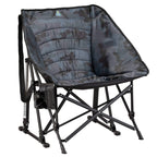 Premium All-Weather Puff Rocker - Choice 731 - RoadTrip Rocker Smooth Motion Camp Chair - Stealth Camo