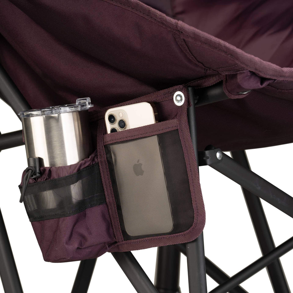 Premium All-Weather Puff Rocker - Choice 731 - RoadTrip Rocker Smooth Motion Camp Chair Detail