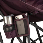 Premium All-Weather Puff Rocker - Choice 731 - RoadTrip Rocker Smooth Motion Camp Chair Detail