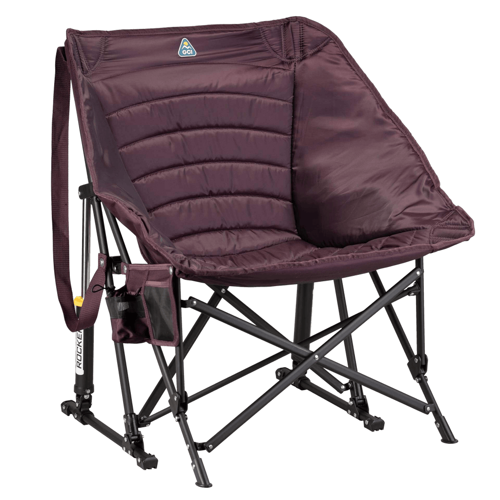 Premium All-Weather Puff Rocker - Choice 731 - RoadTrip Rocker Smooth Motion Camp Chair - Amethyst