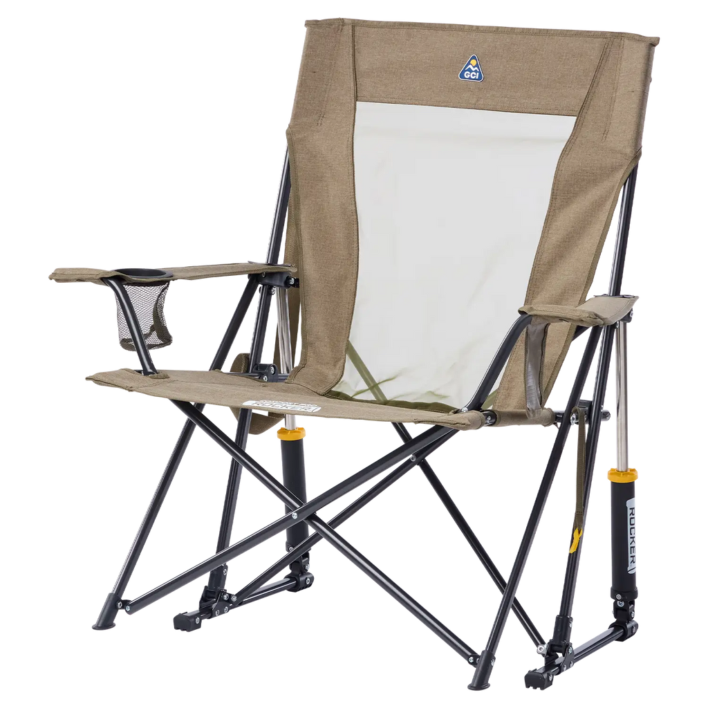 Smooth Motion Comfort Pro Rocker XL - Choice 107 - Patented Spring-Action Rocking Chair for Camping Detail