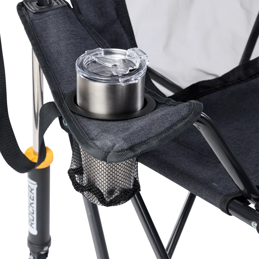 Smooth Motion Comfort Pro Rocker XL - Choice 107 - Patented Spring-Action Rocking Chair for Camping Detail
