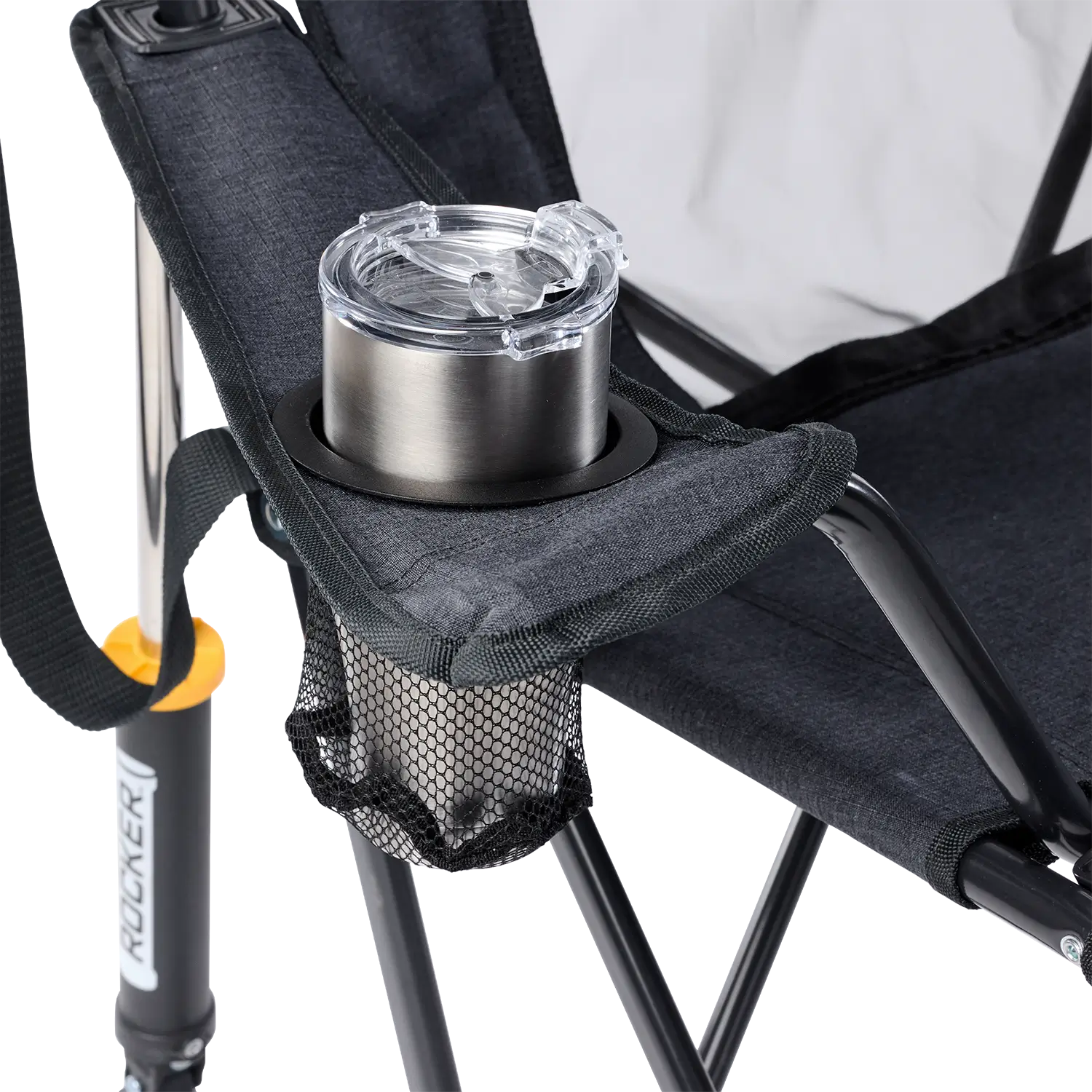 Smooth Motion Comfort Pro Rocker XL - Choice 107 - Patented Spring-Action Rocking Chair for Camping Detail